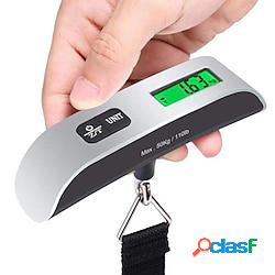 Bilancia pesa bagagli portatile digitale da 110 lb/50 kg con