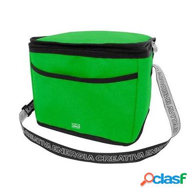 Borsa Termica Scatto con tasca frontale 27x19x21 cm verde