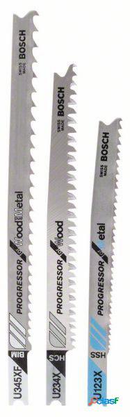 Bosch Accessories 2607010516 Set di 3 lame per seghetto
