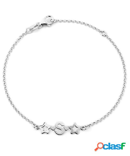 Bracciale con iniziale personalizzabile (mod. AG2BR11)