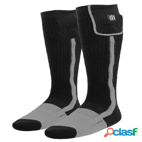 Calze riscaldate Klan Socks Dual Power Nero Grigio