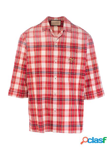 Camicia A Quadri Con Ricamo Animali Di Freya Hartas