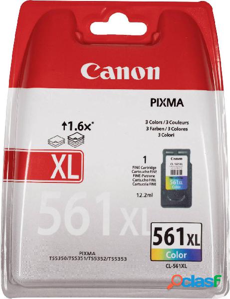 Canon Cartuccia dinchiostro CL-561XL Originale Ciano,