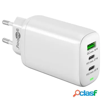 Caricabatterie Rapido Goobay Multiport - 65W, 2x USB-C,