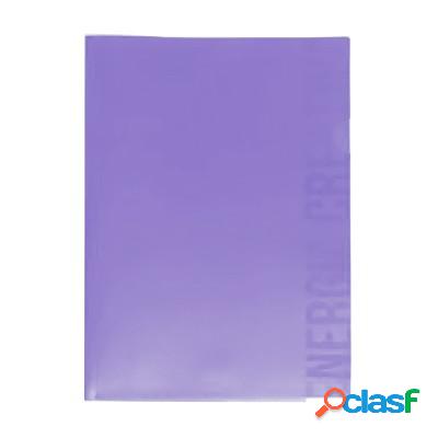 Cartellina Scatto a L formato A4 viola