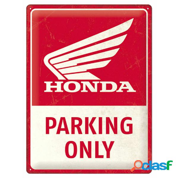 Cartello in latta Honda - Parking Only - NOSTALGIC ART