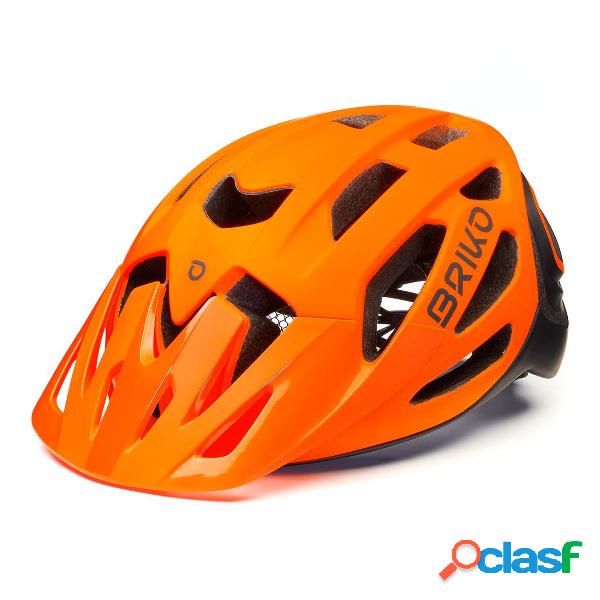 Casco Ciclismo Briko Sismic (Colore: orange fluo black,