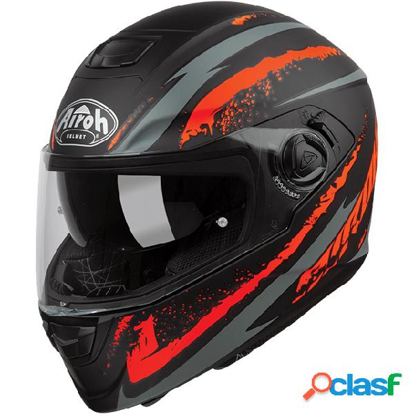 Casco Integrale Airoh St 301 Logo Arancio Opaco