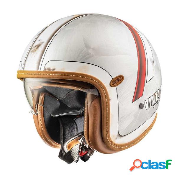 Casco Jet Premier VINTAGE EVO PLATINUM DR DO 8 BM Bianco