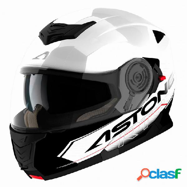Casco Modulare Astone Helmets RT 1200 Touring bianco nero