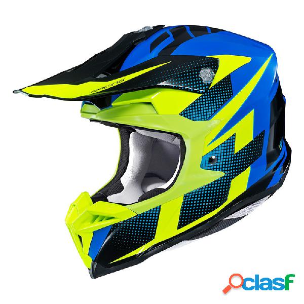 Casco cross HJC i50 ARGOS MC23 Giallo Blu