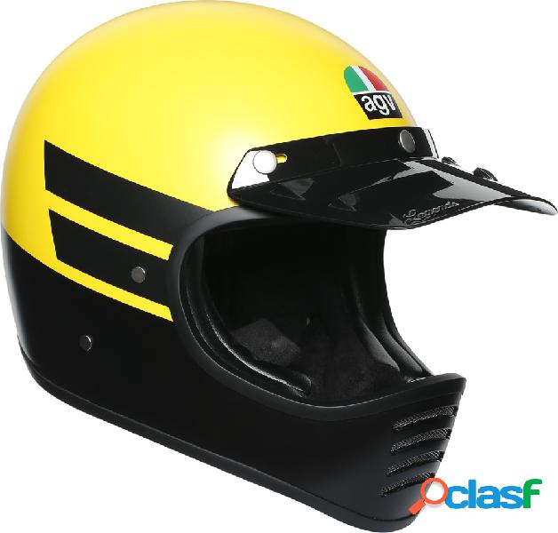 Casco integrale AGV X101 MULTI DUST in fibra Giallo Opaco