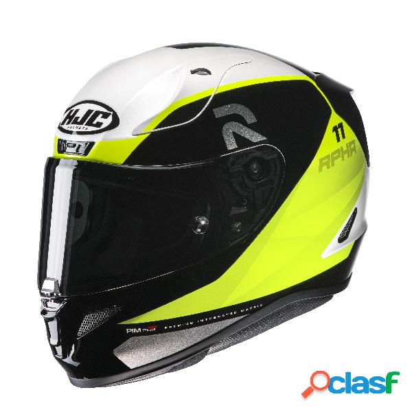 Casco integrale HJC RPHA 11 TEXEN in fibra MC3H Giallo fluo