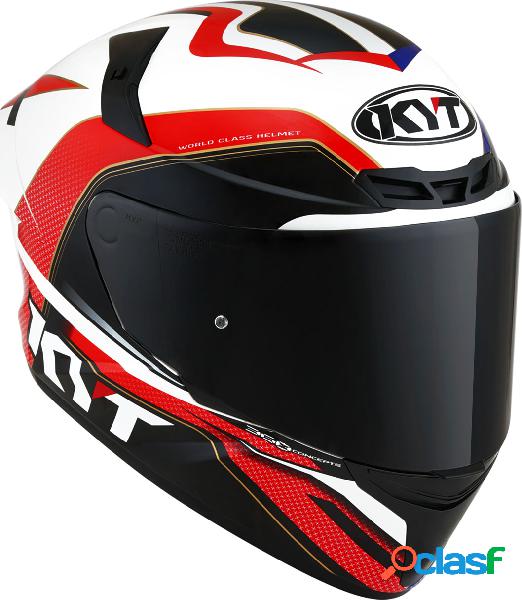 Casco integrale Kyt TT-COURSE GRAND PRIX Blu Rosso