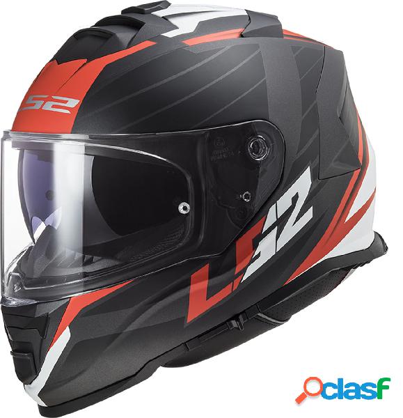 Casco integrale LS2 FF800 STORM NERVE Nero opaco Rosso