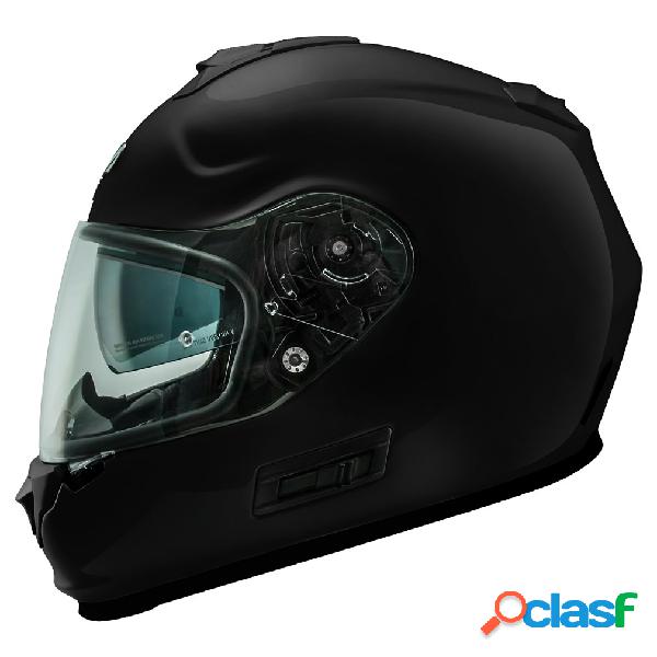 Casco integrale NOS NS-7F in fibra Nero lucido