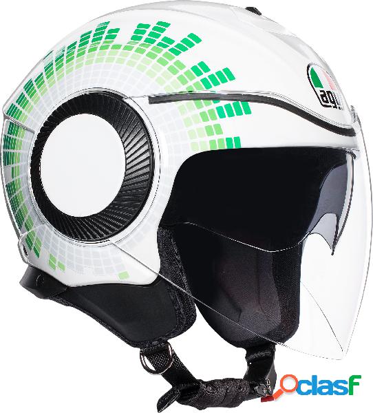 Casco jet AGV ORBYT MULTI GINZA bianco italia