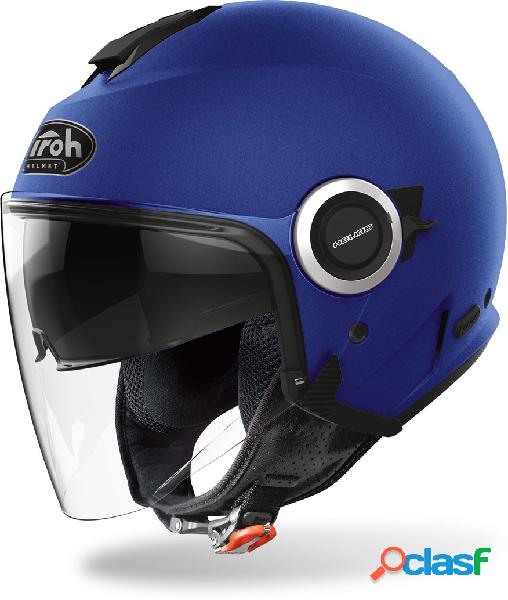 Casco jet Airoh Helios Color Blu