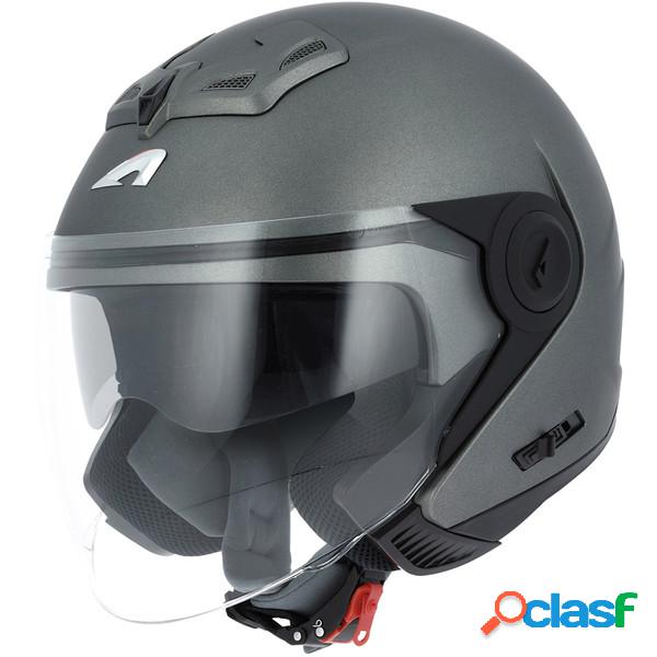 Casco jet Astone Helmets DJ 8 Monocolor titanio opaco