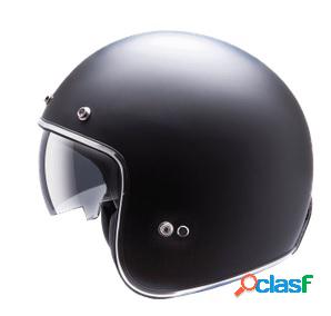 Casco jet MT Helmets Le Mans 2 Sv Solid A1 Nero Opaco