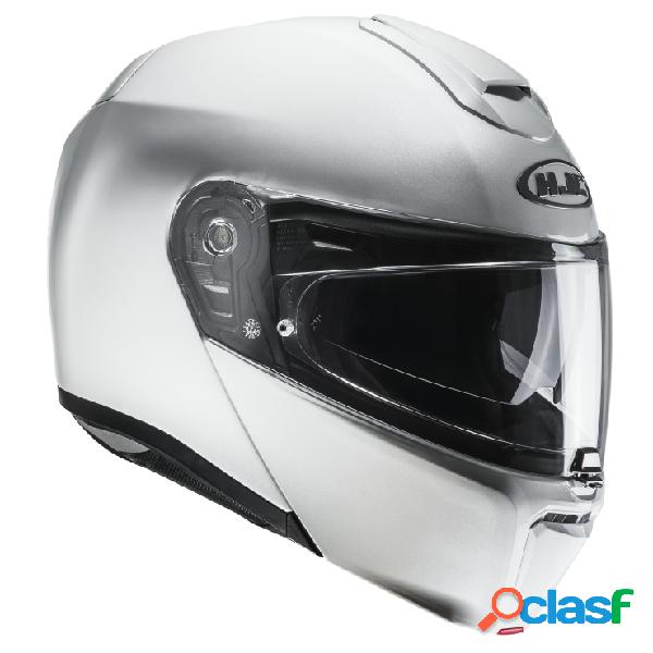 Casco modulare HJC RPHA 90 S METAL in fibra Bianco perla