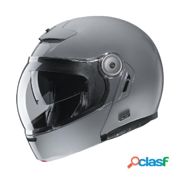 Casco modulare HJC V90 SOLID in fibra Grigio