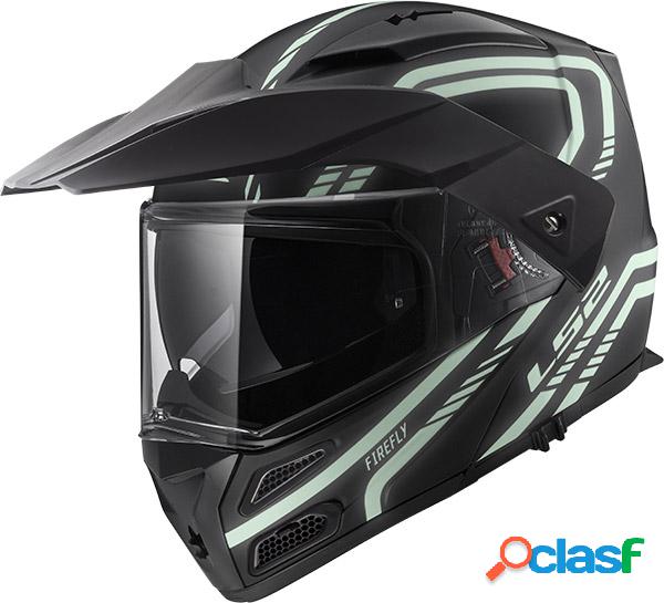 Casco modulare LS2 FF324 METRO EVO FIREFLY Nero opaco