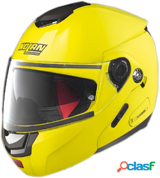 Casco modulare Nolan N90-2 Hi-Visibility N-Com giallo fluo