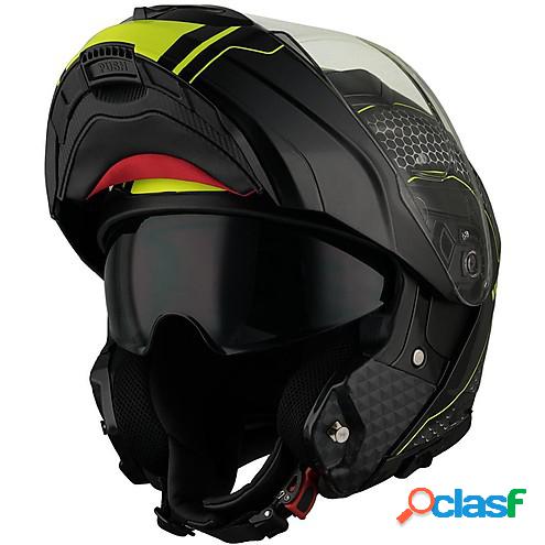 Casco modulare Vemar SHARKI HIVE Giallo Fluo