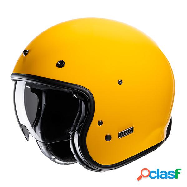 Casco moto Jet Hjc V31 Giallo intenso