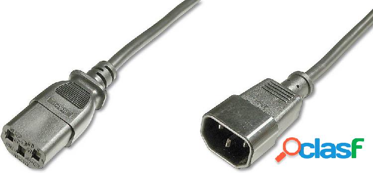 Cavo IEC, Alimentazione Digitus [1x Spina IEC C14 - 1x Presa
