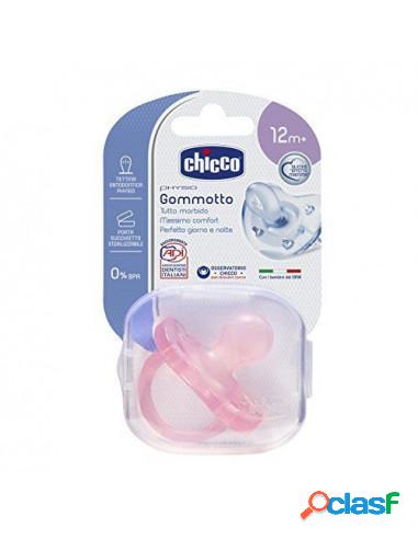 Chicco - Gommotto Physio Soft 12m+ Rosa Silicone Chicco