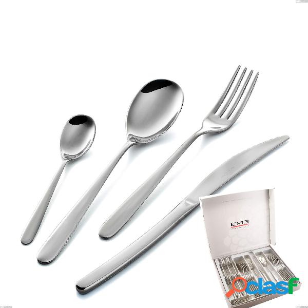 Cofanetto 24 pezzi Griffe, Acciaio inox 18.10 (AISI304),