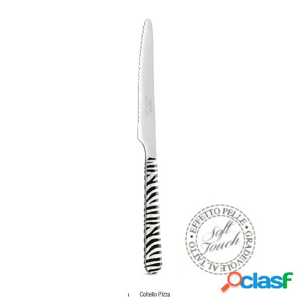 Coltello bistecca ANIMALIER Zebrato nero, 18/10 in