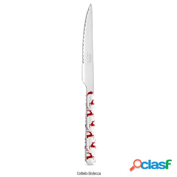 Coltello bistecca Renne CHRISTMAS COLLECTION, 18/10 in