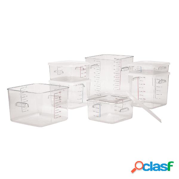 Contenitore Salvaspazio Graduato Cm. 12,1 PC, Lt 3,8 - peso