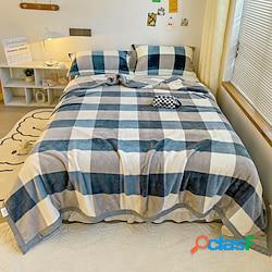 Coperte e plaid, A quadri Flanella Vello Riscaldatori