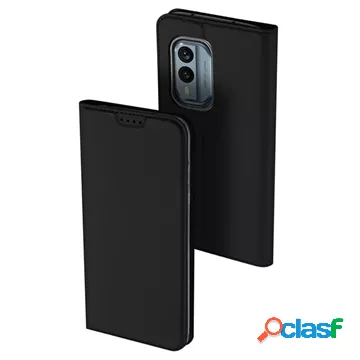 Custodia Flip Dux Ducis Skin Pro per Nokia X30 - Nera