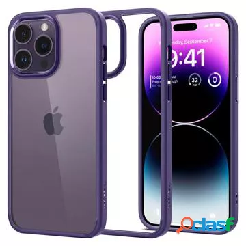 Custodia Spigen Ultra Hybrid per iPhone 14 Pro - Viola Scuro