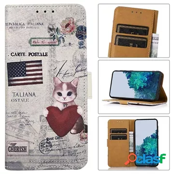 Custodia a Portafoglio Serie Glam per Motorola Edge 30 Neo -