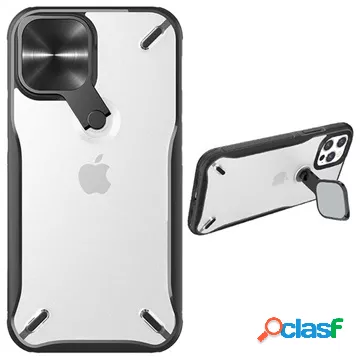 Custodia ibrida Nillkin Cyclops per iPhone 12/12 Pro - nera