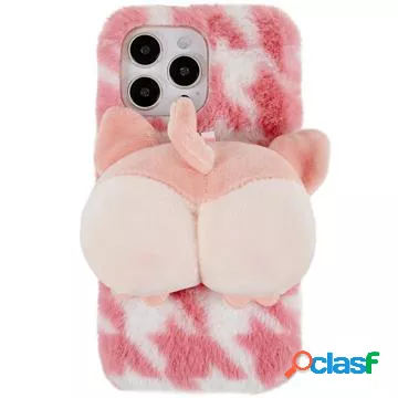 Custodia in TPU 3D Plush Inverno Peloso per iPhone 14 Pro