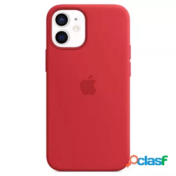 Custodia in silicone per iPhone 12 Mini Apple con MagSafe