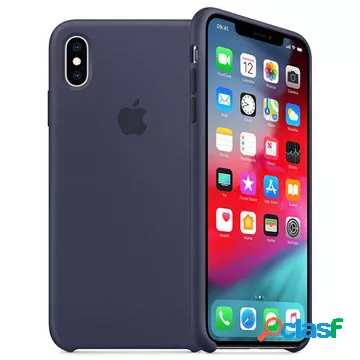 Custodia in silicone per iPhone XS Max Apple MRWG2ZM/A - blu