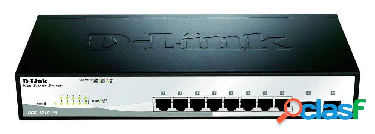 D-Link DGS-1210-10/E Switch di rete RJ45/SFP 8+2 porte 20