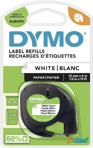 DYMO LT Cassetta nastro Colore Nastro: Bianco Colore