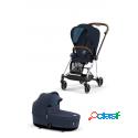 Duo Cybex Platinum Mios 3 Telaio Chrome Brown Midnight Blue