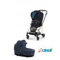 Duo Cybex Platinum Mios 3 Telaio Rosegold Midnight Blue