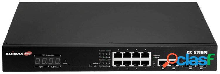 EDIMAX GS-5210PL Switch di rete 10 Porte
