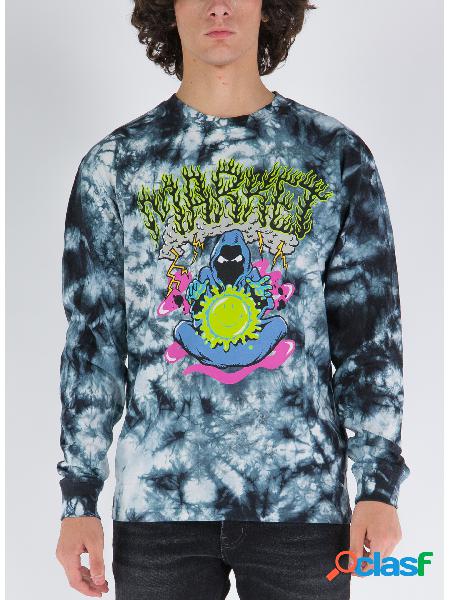 FELPA SMILEY GRIM REAPER TIE-DYE